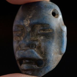 Pre Columbian Mayan Face pendant_Aztec_Olmec_Mayan 3