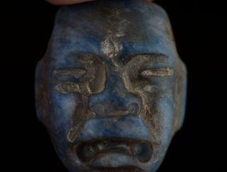 Pre Columbian Mayan Face pendant_Aztec_Olmec_Mayan 6