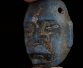 Pre Columbian Mayan Face pendant_Aztec_Olmec_Mayan 8