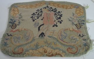 50 Off Antique French Hand Woven Figural Tapestry Piece Ss27