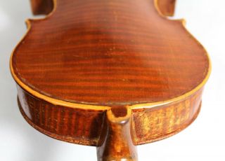 4/4 FINE IMPRESSIVE 100,  years OLD ANTIQUE VIOLIN GUTSY AND FULL SOUND 2