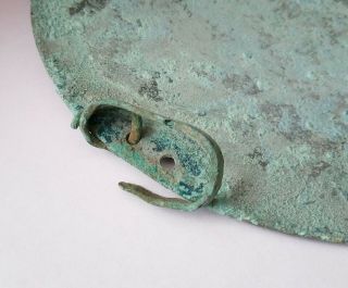 Scythian bronze mirror 800 - 600 Cent.  B.  C.  No res.  Large fastener. 3