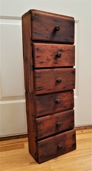 Antique United States Cartridge Co Ny Crate Now Wood Cabinet Aafa Folk Prim Ooak