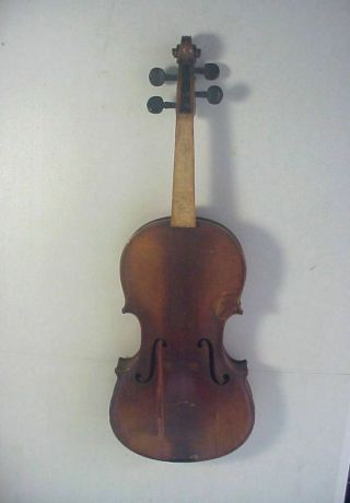Antique Antonius Stradivarius Model Violin Made In Germany Circa 1910 To Restore