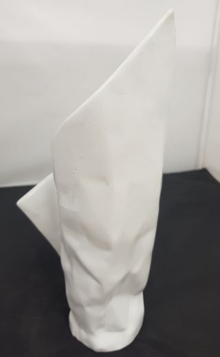 Vintage Carol Mcnicholl White Vase.  Westfield Art Pottery 1975 150