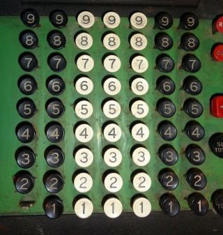 RC Allen Business Machine Typewriter Keys Number Vintage 2