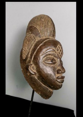 Old Tribal Black Punu Okuyi Mask - Gabon 2
