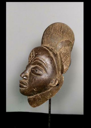 Old Tribal Black Punu Okuyi Mask - Gabon 3