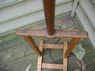 AN EXTREMELY RARE,  STANDING RUSH LAMP,  READING CHAIR HEIGHT,  RARE COUNTER BALANC 3