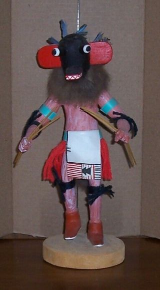 Native American Mudface Kachina Doll