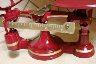 Rare Antique No.  4 John Chatillon & Sons Candy Scale Restored Scales Vintage 6