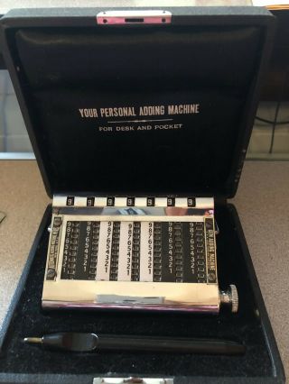 Authentic Gem Adding Machine " My Personal Adding Machine " Vintage Collectible