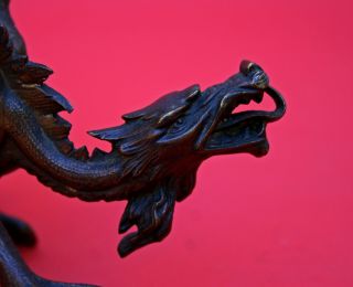 ANTIQUE FRENCH BRONZE DRAGON - unique Game of Thrones fan gift 5