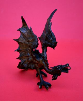 ANTIQUE FRENCH BRONZE DRAGON - unique Game of Thrones fan gift 8