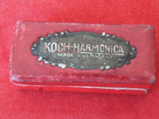 Miniature Mouth Organ,  Koch - Harmonica,  Made In Germany