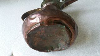 Antique Middle Eastern Dallah Coffee Pot Oman Copper Brass Bedouin Islamic 9