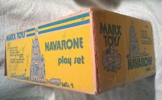 BATTLE of NAVARONE GIANT PLAYSET MARX 3412BATTLE GROUND BOX 1974 4