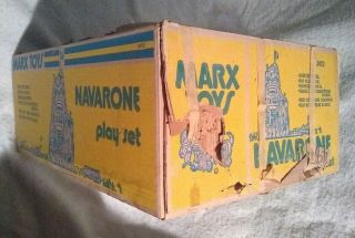 BATTLE of NAVARONE GIANT PLAYSET MARX 3412BATTLE GROUND BOX 1974 6