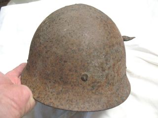 L@@k Rare Wwii Imperial Japanese Army Combat Helmet Type 92 Battlefield Relic