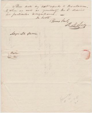 1829 FORTRESS MONROE VA LETTER - MAJ.  KIRBY - GREAT CONTENT RE AN ARMY DESERTER 3