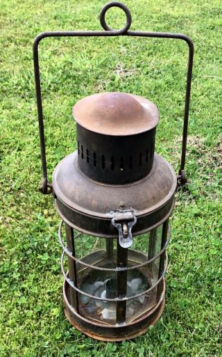 Antique Candle Lantern Stable Lamp Carrying Candle Lamp