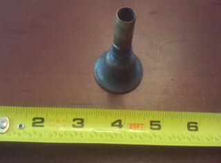 19th C Alto / Tenor / Saxhorn / Ophicleide brass mouthpiece -. 4