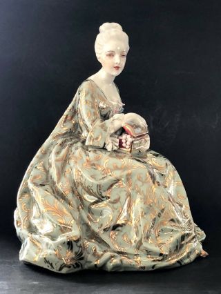 FABRIS Antique Italian LADY with Jewelry Box 3