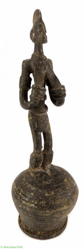Dogon Figurine Topper Brass Mali African Art Was $75