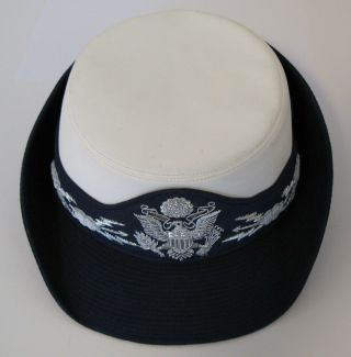 Vintage WWII USAF Eagle Badge Cap Uniform Womans Dress Service Hat 4