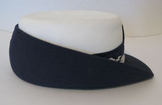 Vintage WWII USAF Eagle Badge Cap Uniform Womans Dress Service Hat 5