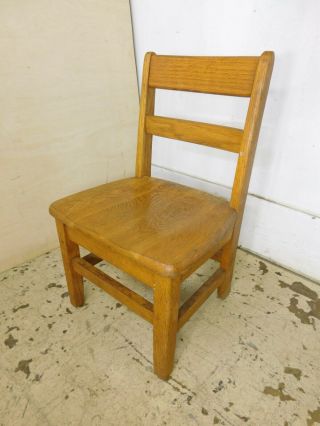 Vintage Oak Childs School Small Chair Buy 1 - 3 - 12 " Seat Tall