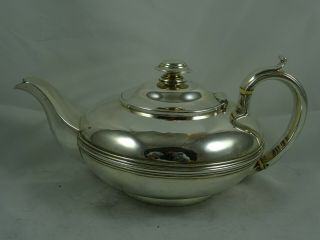 Smart George Iv Silver Tea Pot,  1828,  770gm