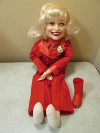 Goldberger Carol Channing Puppet Doll Ventriloquist