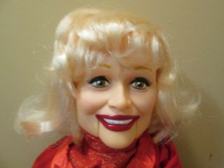 Goldberger CAROL CHANNING Puppet Doll Ventriloquist 2