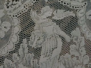 Oh My Vintage Or Antique Lace Figural Cerubs Angels Ornate Tablecloth