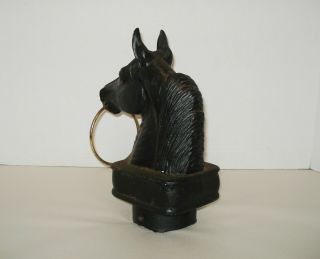 American Western Cast Iron Hitching - Post Horse Head 5