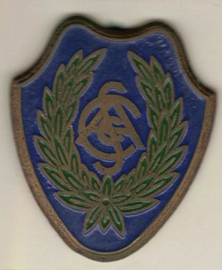 French Indochina War Badge 1954 Csca Vietnam Police & Sureté,  Locally Made