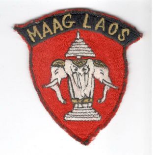 100 1962 Military Assistance Advisory Group Maag Laos Patch Inv F974