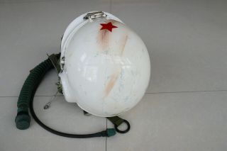 Militaria High Altitude MiG - 19 Fighter Pilot Protection Helmet TK - 1 4