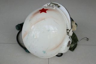 Militaria High Altitude MiG - 19 Fighter Pilot Protection Helmet TK - 1 5