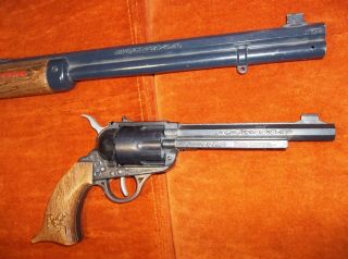 JOHNNY EAGLE RED RIVER GUN SET (RIFLE & PISTOL) CIRCA 1960 ' S 5