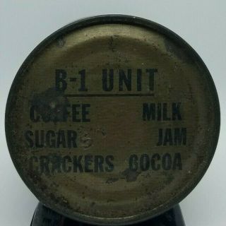 Korean War Era 1951 B - 1 Unit Rations And Us Gov Emergency Drinking Water Vintage
