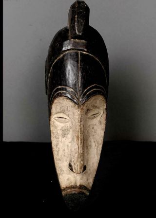 Old Tribal Large Fang Ngil Mask - Cameroon
