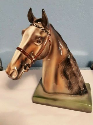 Old Art Deco Goldscheider Horse Head Figurine