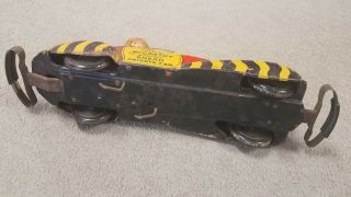 Vintage 1939 Marx Charlie McCarthy & Moritmer Snerd Private Car Windup Tin Toy 9