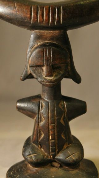 ANTIQUE AFRICAN DOGON CARVED WOOD HEADREST 3