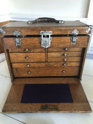 Antique 1920’s Machinist Chest - Restored And Stunning