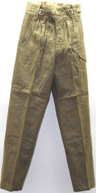 British Wool P49 Battledress Pants Trousers Size 10 W 31 To 32 L32 Each M8277