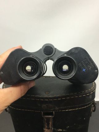 ww2 German Binoculars Dienstglas 7x50 blc,  With Case - EXCELENT 8