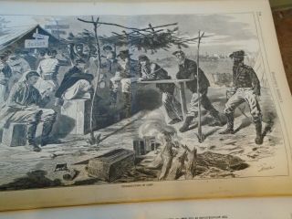 Bound Volume Harper ' s Weekly,  1862 38 Civil War Issues 4